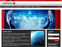 Tablet Screenshot of netizen.com.ar